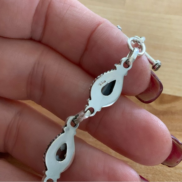 Owyhee Opal Solid 925 Sterling Silver Bracelet - Picture 2 of 6